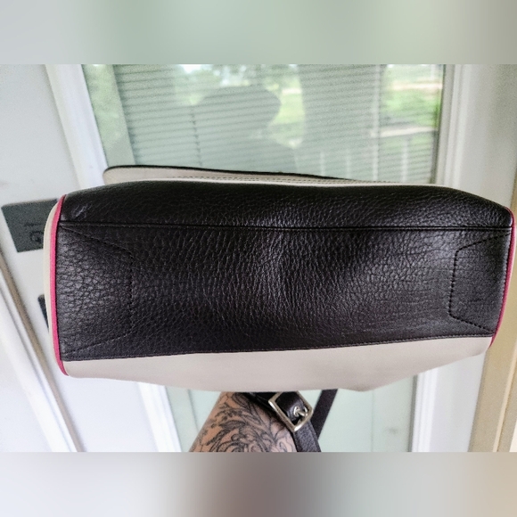 COACH LEGACY 21142  Multicolor Tweed and Leather Turnlock Two Way Bag RARE - Picture 9 of 13